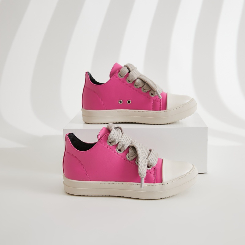 European and American cross-border white sneakers for women, featuring thick straps, personalized fashionable shoes, thick soles, stitched lines, candy-colored women's shoes, couple's board shoes, cool